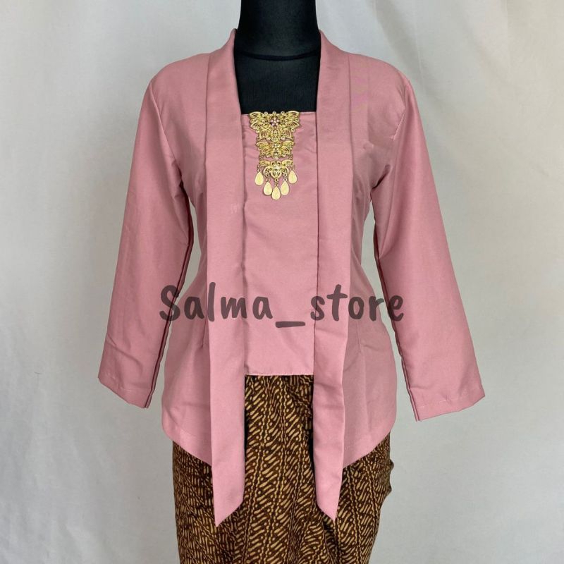 ATASAN KEBAYA KUTUBARU POLOS MODERN