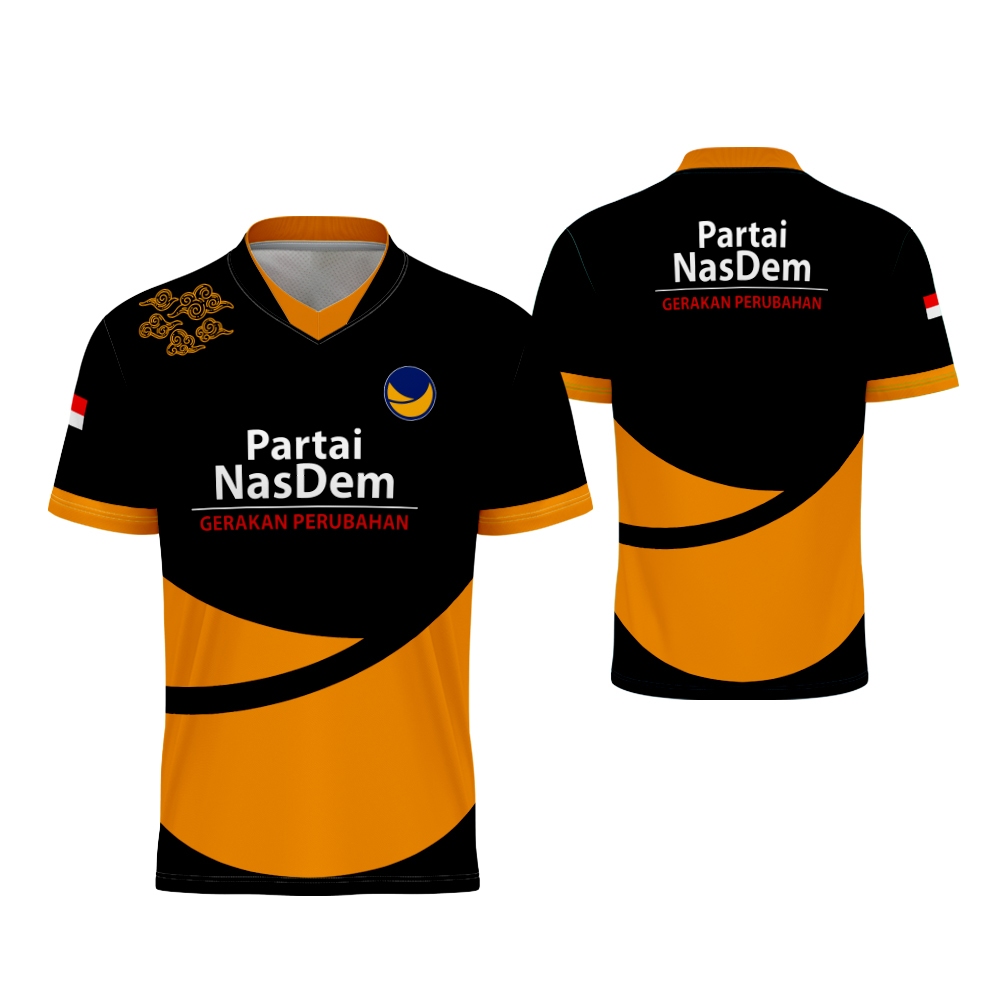 Kaos Jersey Partai Nasdem / Baju Partai Nasdem Pria Kaos Jersey Fullprinting