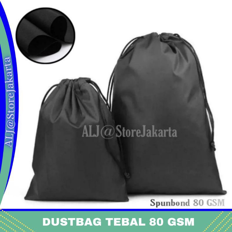 POUCH SERUT HITAM-PUTIH/ Spunbond 80 GSM