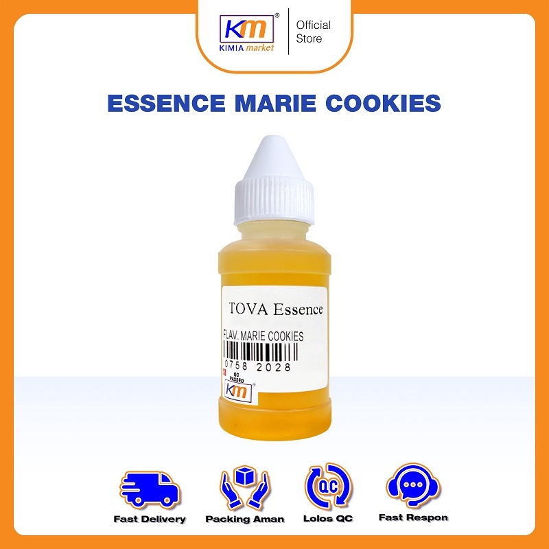 

Essence Makanan/Minuman TOVA flavor Marie Cookies 50ml / Perisa Makanan / Penambah Rasa Cair Kue Marie / Perisa Cair Marie Cookies / Essen Marie Cookies Makanan/Minuman