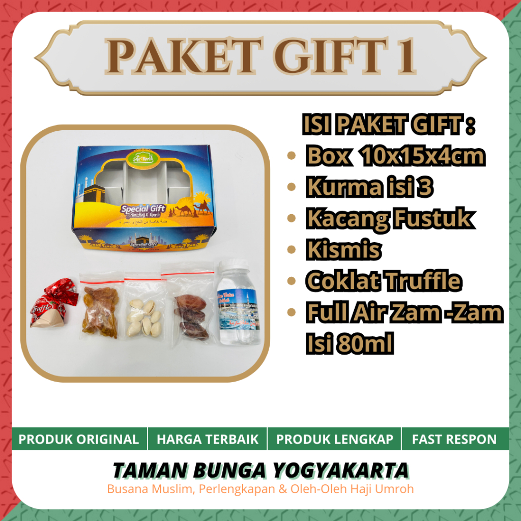 

PAKET OLEH OLEH HAJI & UMROH/HAMPERS HAJI & UMROH/PAKET GIFT 1