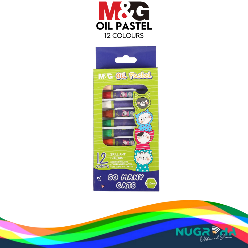 

M&G AGM900B8 CRAYON OIL PASTEL 12 WARNA