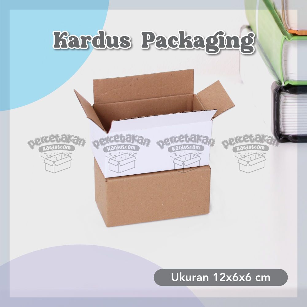 

BOX KARDUS Baru 12x6x6 cm DUS PACKING E-FLUTE | Kardus / Karton Box Polos