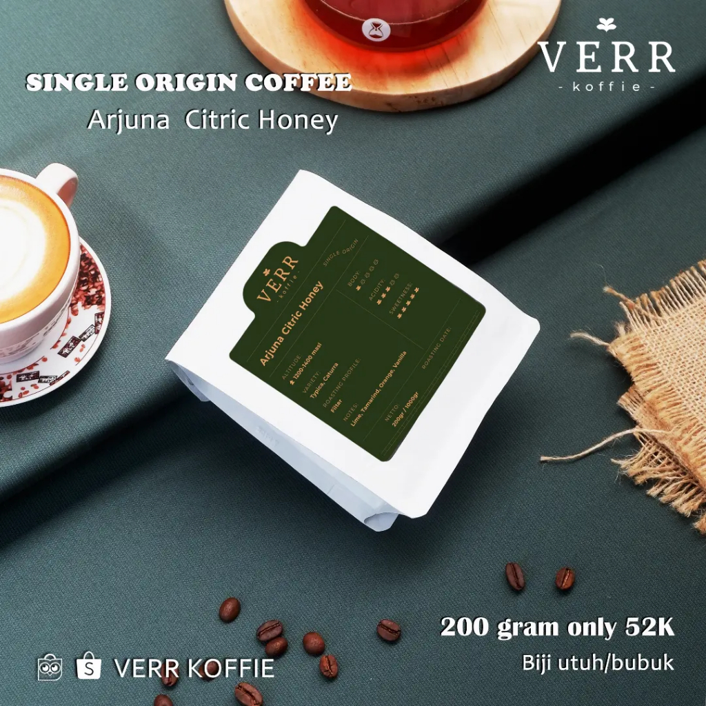 

ARJUNA CITRIC HONEY - SINGLE ORIGIN 200 G