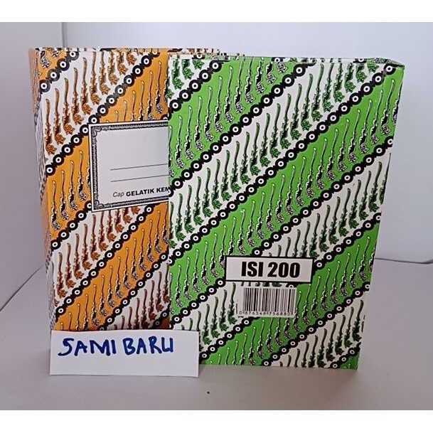 

Buku Notes Hard Cover Batik Isi 200 Lembar Gelatik Kembar