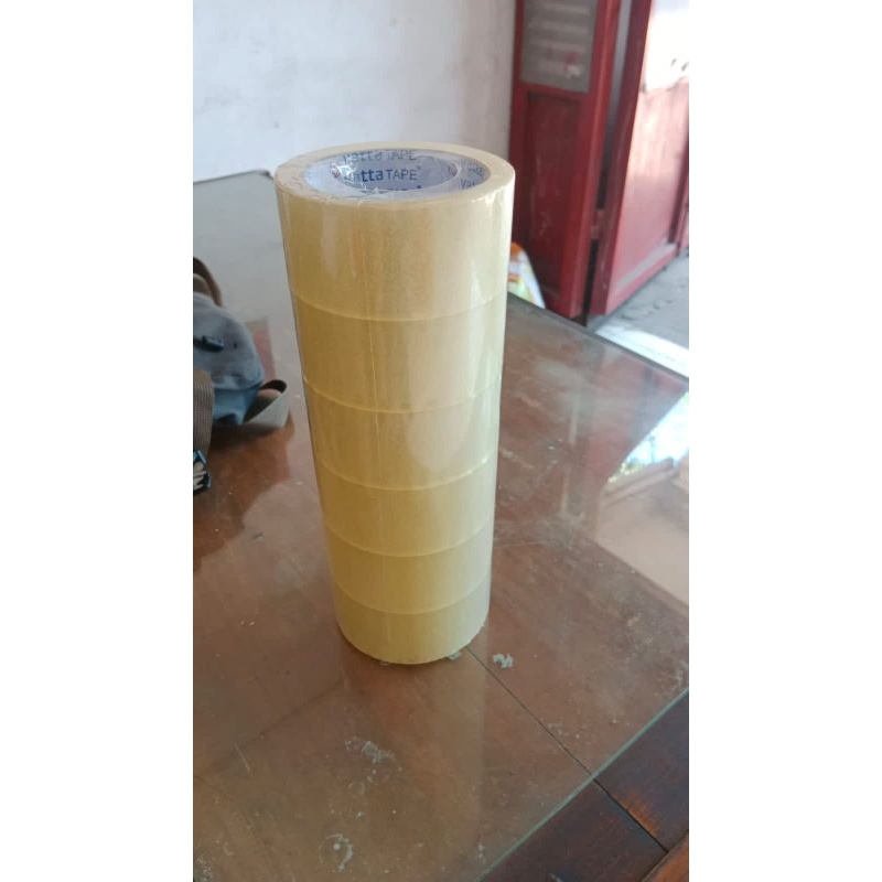 

Lakban Bening Yatta 90 yard - Isolasi Bening - Lakban Packing