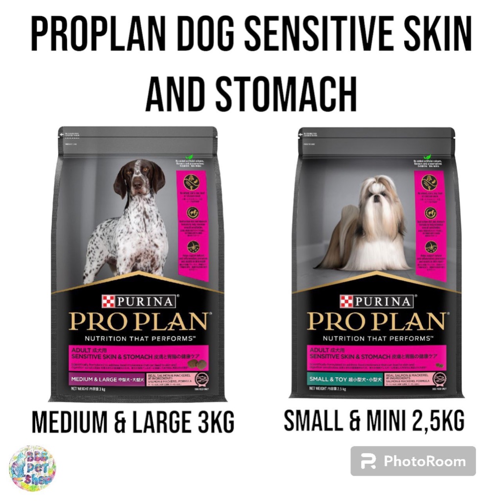 PROPLAN SENSITIVE SKIN AND STOMACH FOR ADULT DOG / PROPLAN OPTIRESTORE