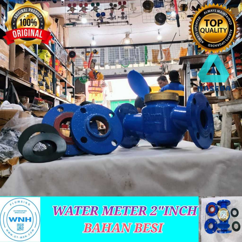 Water meter 2 INCH, Meteran Air Flow meter 2" Inch Flange 2 " 2Inch merk WNH