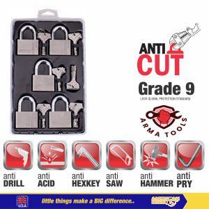 Gembok American Secure  Master Key 60mm Gen 4 isi 5 pcs S931360MK5