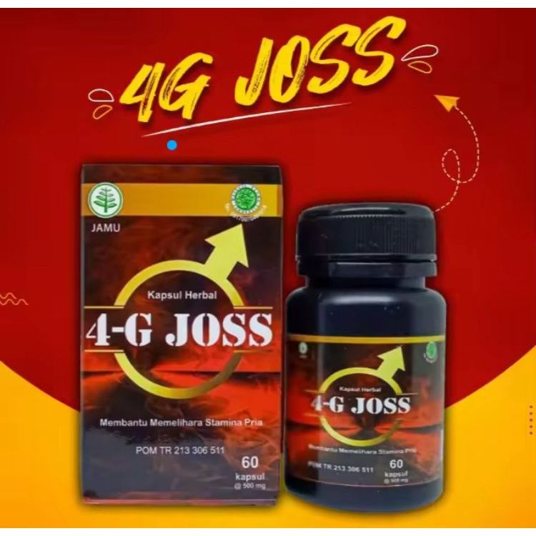 4G JOSS ISI 30 KAPSUL ORIGINAL IMUNITAS PRIA DEWASA TERBAIK COD BAYAR DI TEMPAT FULL KAPSUL SUPLEMEN