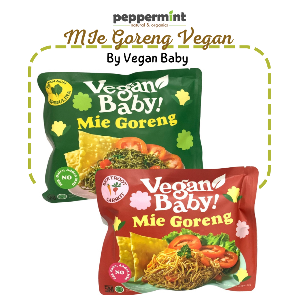 

Vegan Baby Mie Goreng (67 gr) / Mie Instant Vegetarian