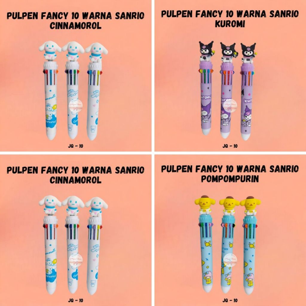 

Pulpen Karakter 10 Warna