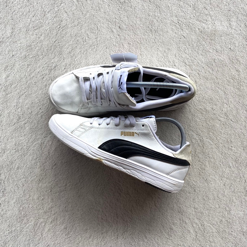 SEPATU PUMA SERVE PRO LITE WHITE BLACK SECOND BRAND