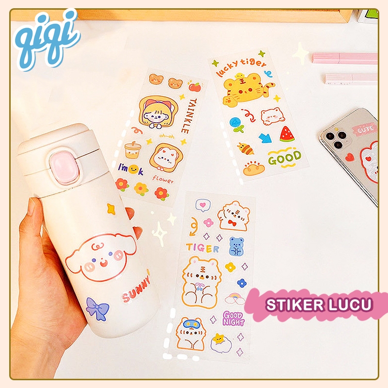 

Stiker Motif Kartun Korea Lucu Anti Air/Dekorasi Handbook Scrapbook DIY/Stiker Kartun Korea Lucu Sticker Aesthetic Cute - Qiqi Treasure