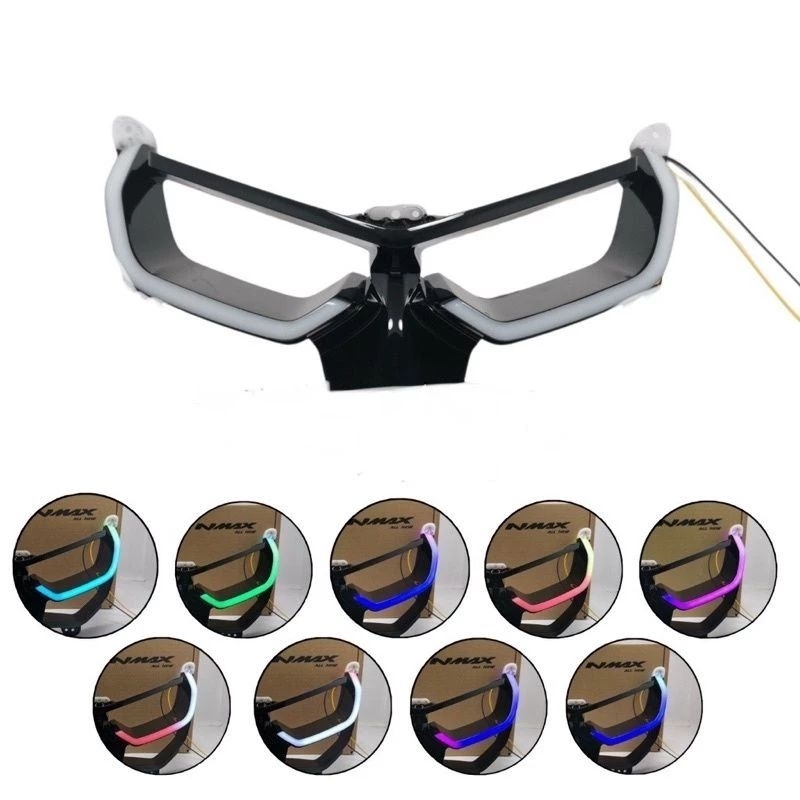 Frame Alis Lampu Costum NMAX NEW 2020 LAMPU ALIS NMAX NEW LAMPU DRL NMAX NEW RGB MAGNET