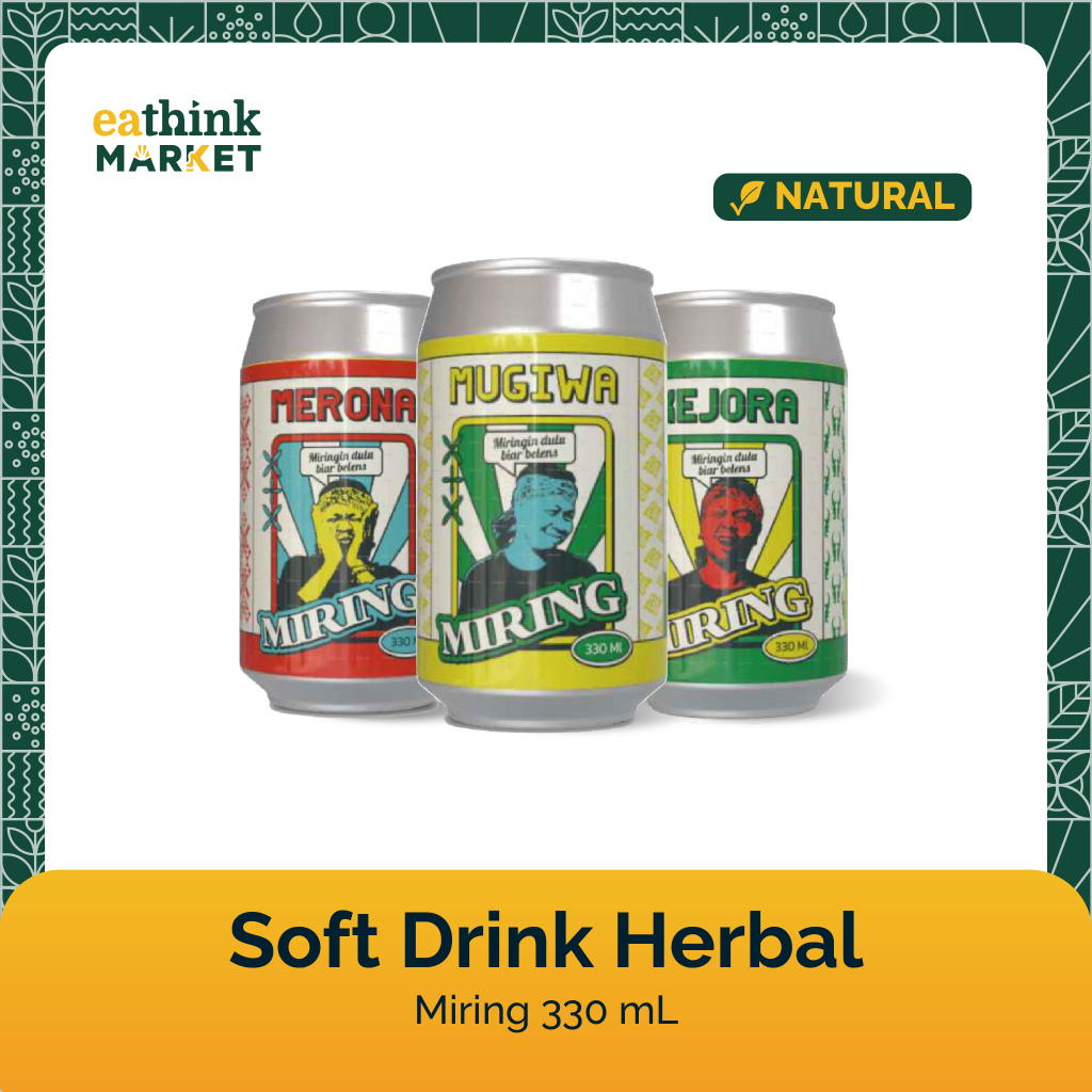 

Minuman Rempah Soft Drink Herbal Alami - Miring 330 mL