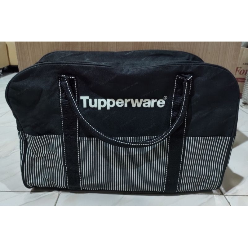 Tupperware Travel Bag ORI/Tas Tupperware Ori Hitam