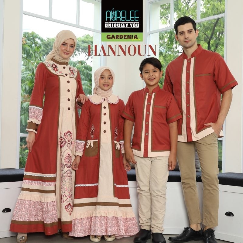 (New/Cicilan) Gamis Sarimbit "HANNOUN Series" By Aurelee