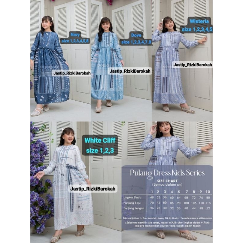 PULANG SERIES DRESS ANAK BY GREISY OFFICIAL