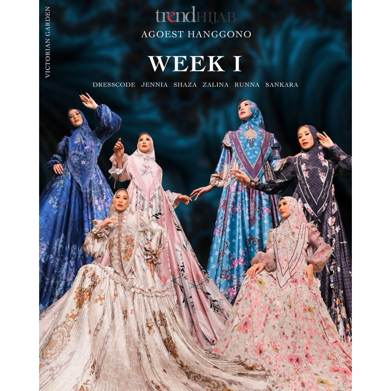 Sedasa Collection Offering Trend Hijab VICTORIAN GARDEN by Agoest Hanggono/ Zalina Runna Shazza Sank