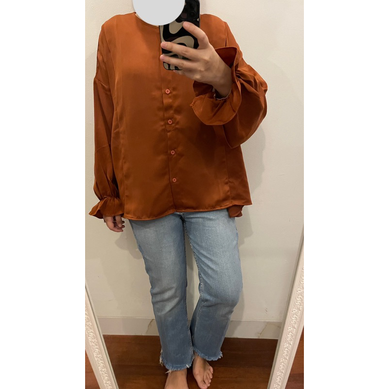 Preloved Kemeja Busui Nyonya Nursing Wear