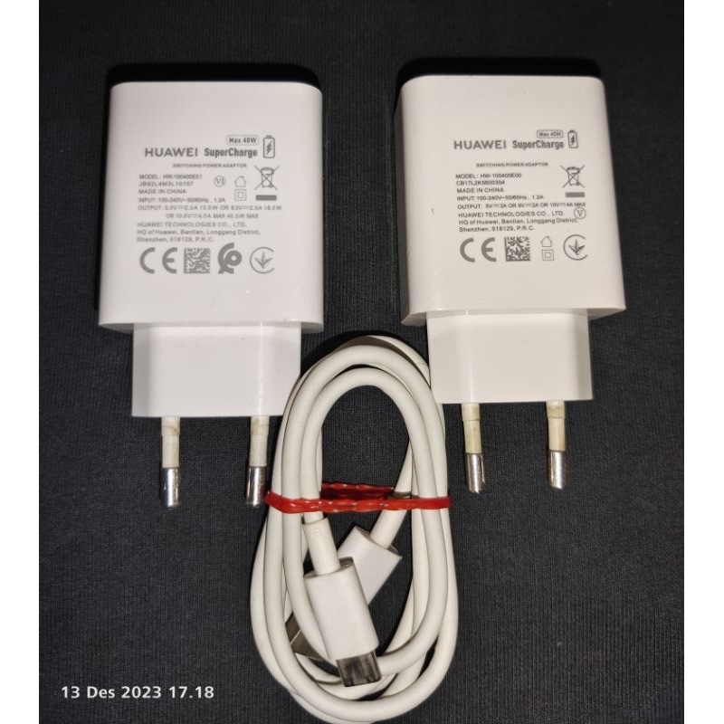 CHARGER  HUAWEI P30 PRO | P40 PRO | MATE 20PRO | MATE 30 PRO 40WATT