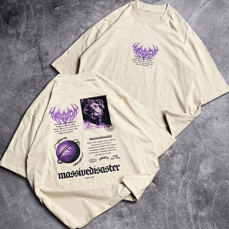 modelTipe RTH717 BAJU KAOS OVERSIZE / OVERSIZE T-SHIRT "MASSIVE" 9005