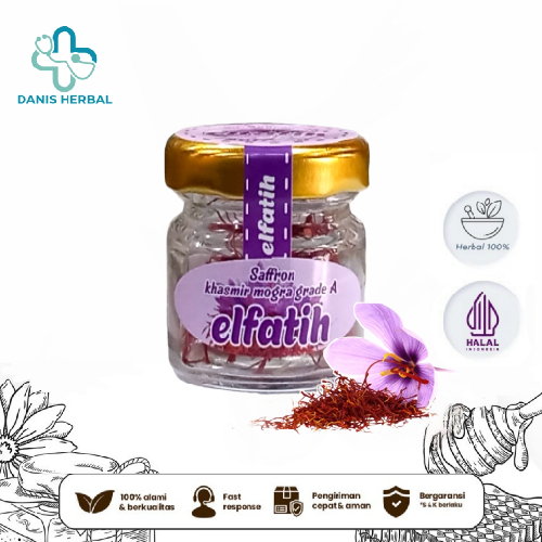 

Bunga Saffron Super Negin Grade A Elfatih 1 gram Original