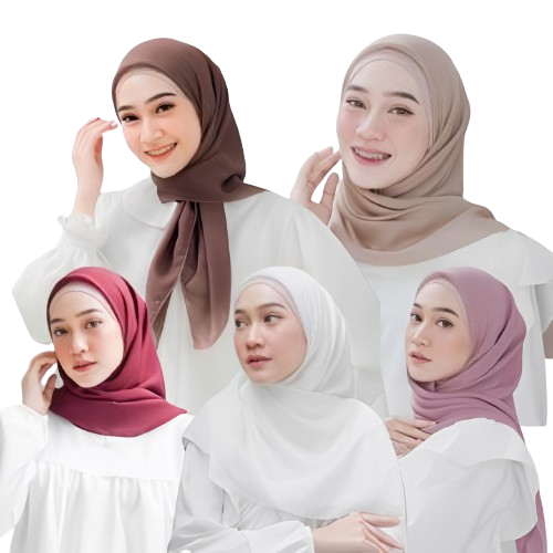 JILBAB POLOS Segi Empat Bella Square 110x110