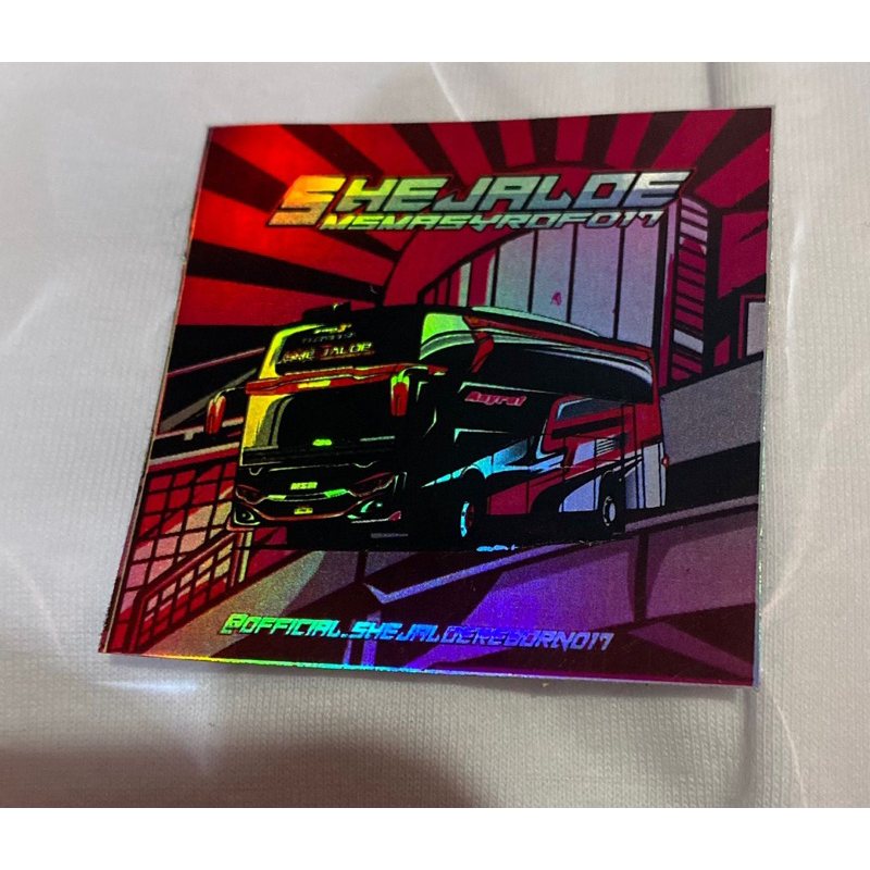 

STIKER HOLOGRAM SHEJALOEREBORN017 ORIGINAL LIMITED EDITION 2PCS