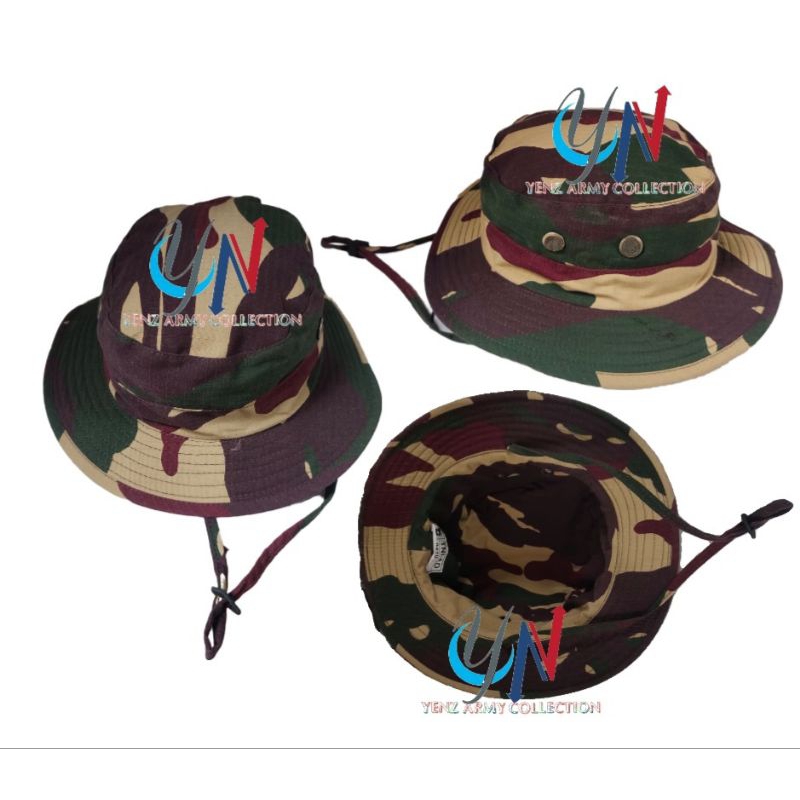 Topi rimba loreng kopassus ribstok