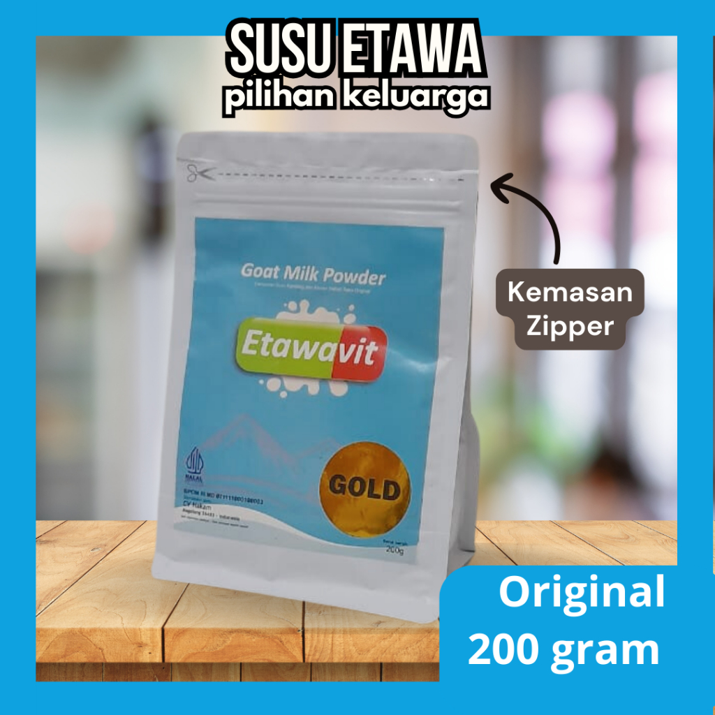 

Susu Etawa Etawavit Asli 100% Rasa Original 200 gram