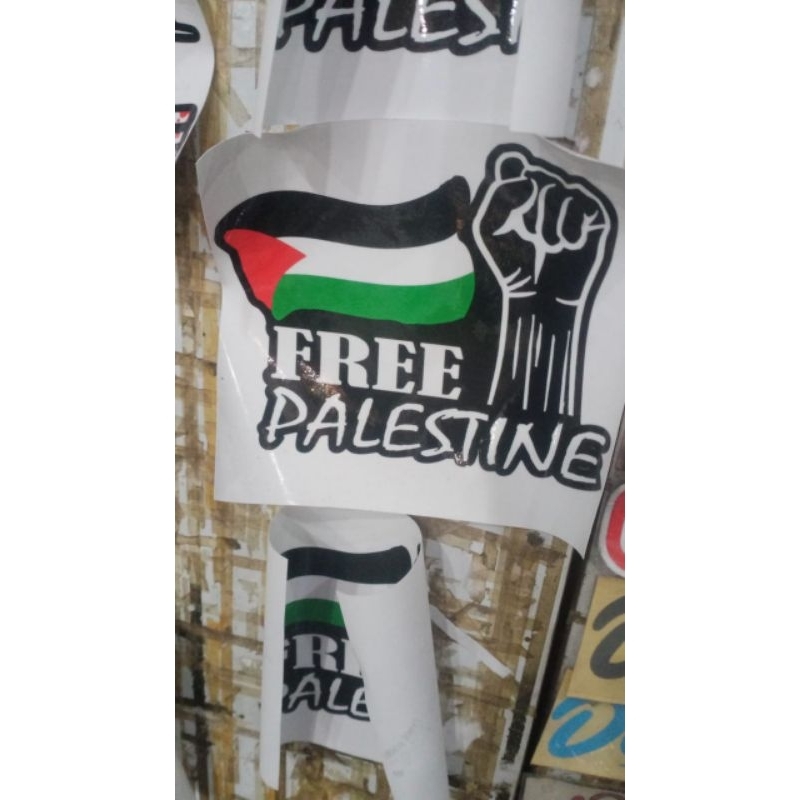 

sticker free palestina