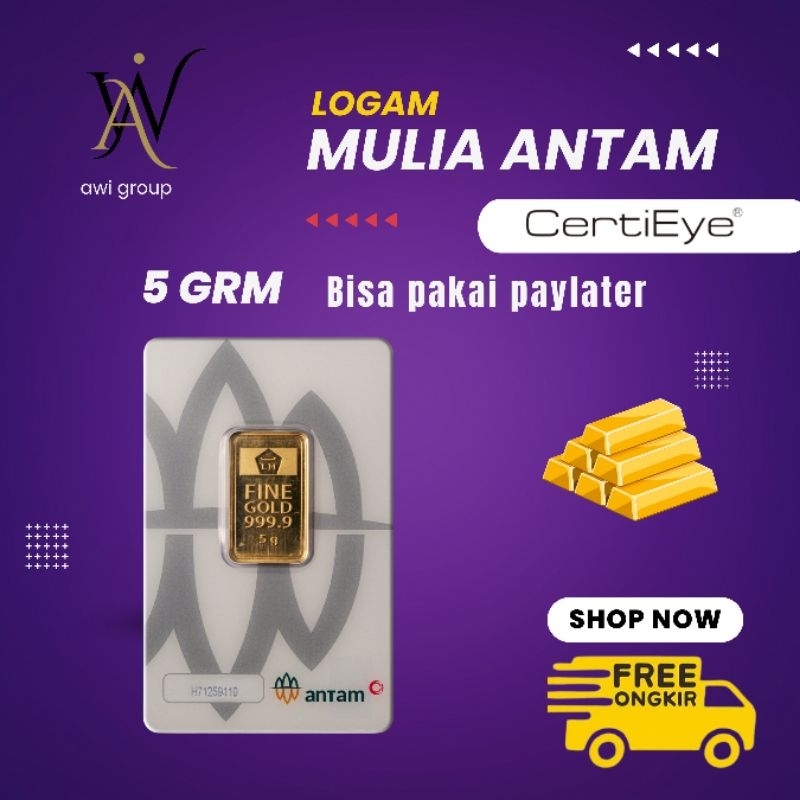 LM Emas Antam 5grm Original