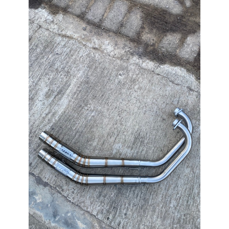 LEHER KNALPOT DPJ VIXION OLD NEW ORIGINAL GREAD C