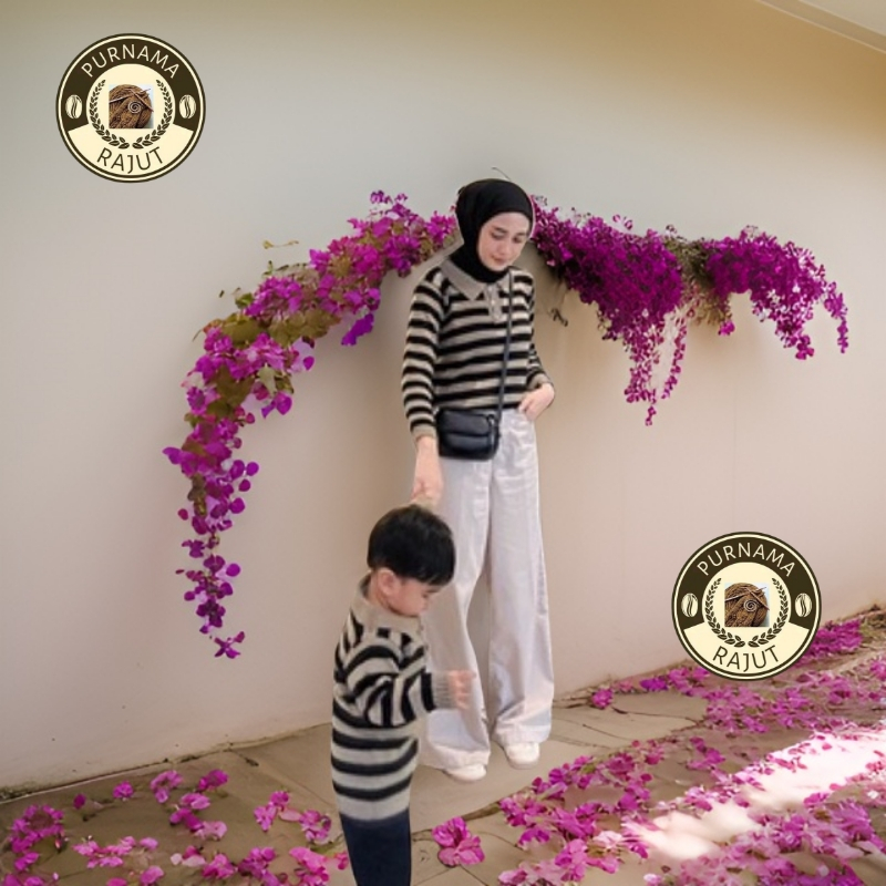 Sweater Rajut Couple Ibu Anak Baju Rajut Anak Perempuan Laki Laki Unisex Sweater Couple Family Set (