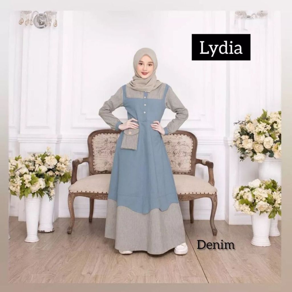 LYDIA DRESS KIDS / GAMIS ANAK REMAJA TERBARU / GAMIS ANAK TANGGUNG TERMURAH