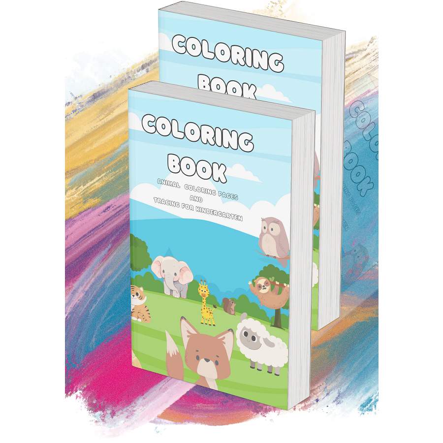 

Printable Pages Animals Coloring Book for Kids PDF Batch-1,2 & 3