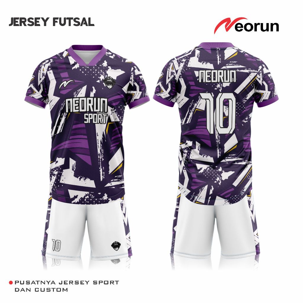 KAOS FUTSAL JERSEY FUTSAL PREMIUM FULL PRINTING BISA CUSTOM NAMA TERMURAH