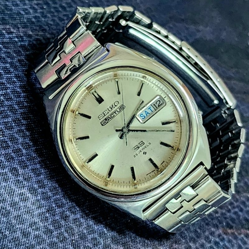Jam Tangan SEIKO 5 ACTUS SS 6106-7520 Silver ORIGINAL