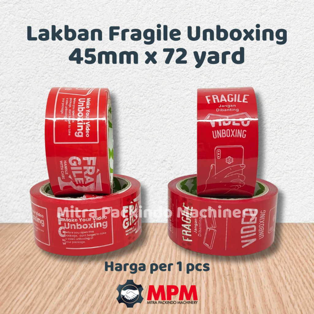 Lakban Fragile Unboxing / Stiker Fragile Unboxing