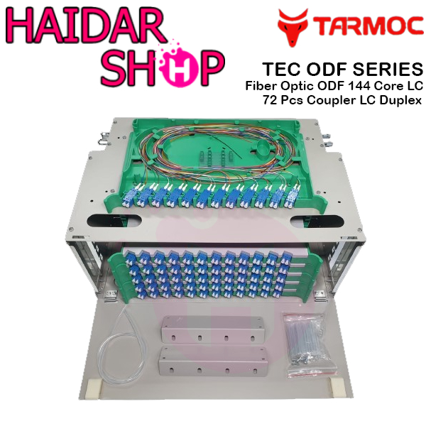 Fiber Optic ODF/OTB 144 Core LC Lengkap Rackmount | ODF 144C LC