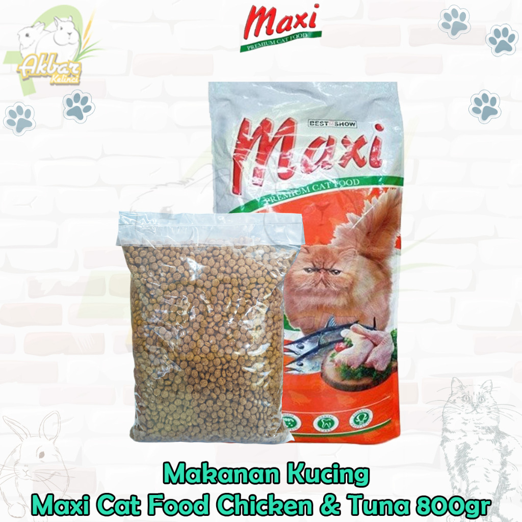 Maxi Cat food - makanan kucing maxi chicken tuna - maxi cat food tuna chicken