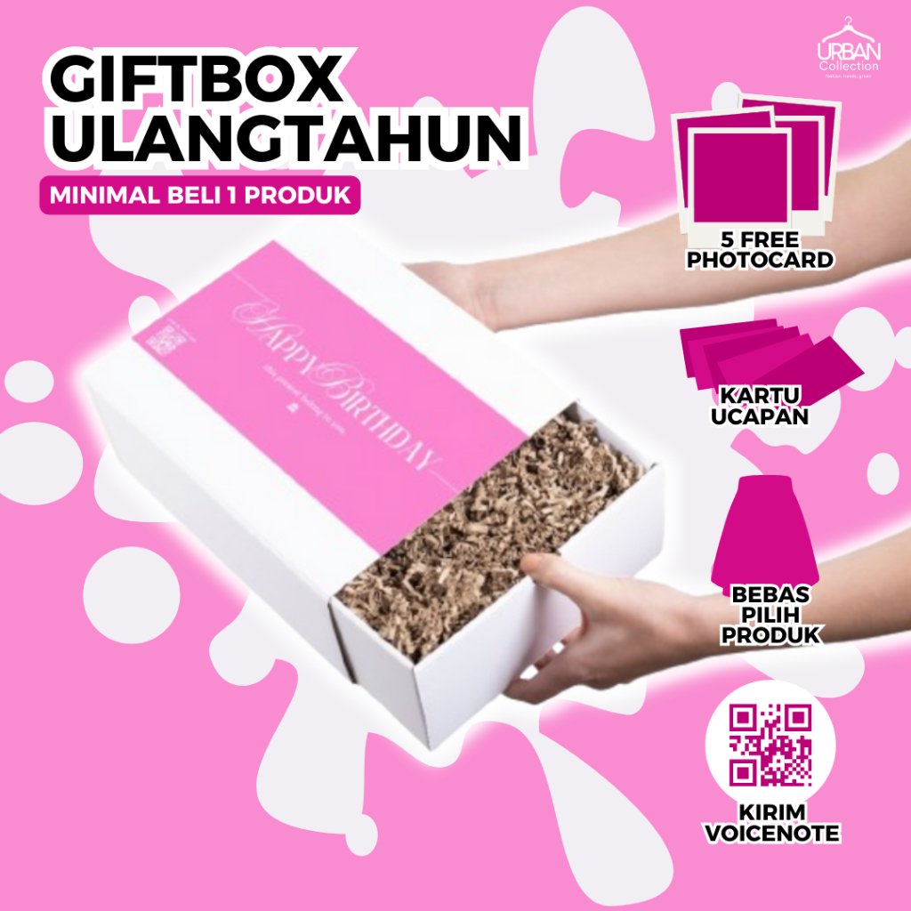 

KARDUS ULANGTAHUN / GIFT BOX ULANGTAHUN UCAPAN / KOTAK HADIAH ( JASA )