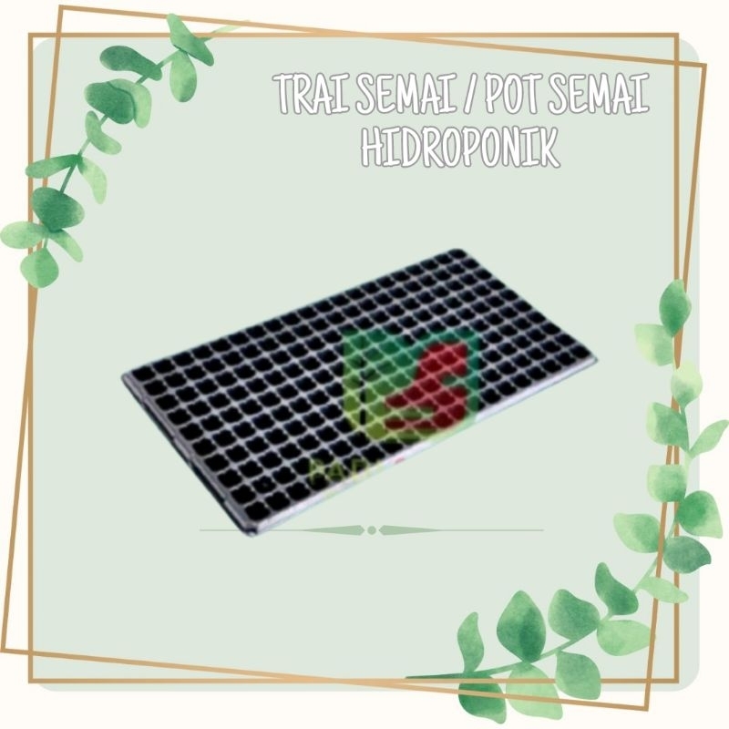 Tray Semai/ Pot Semai/ Pot Tray Hidroponik 128 Lubang