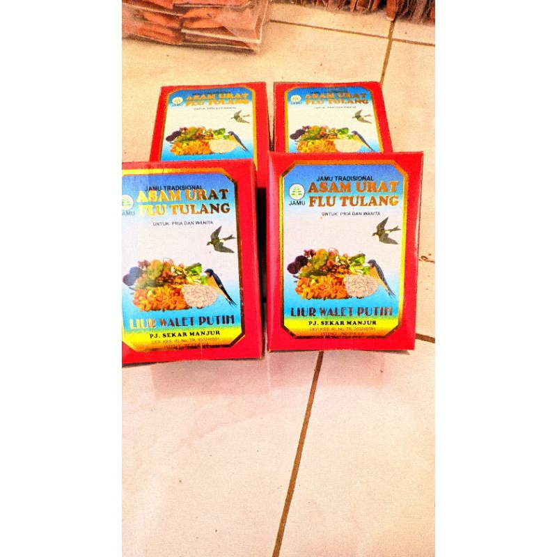 ASAM URAT FLU TULANG (LIUR WALET PUTIH) 100%ORIGINAL