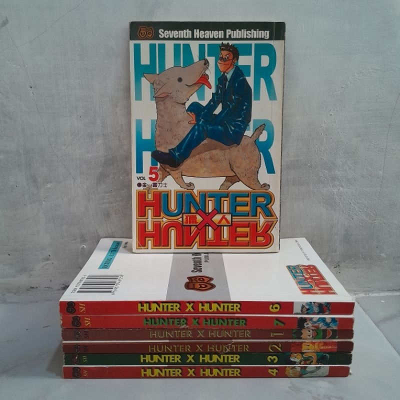 PRELOVED BUKU KOMIK HUNTER X HUNTER VOL 1 2 3 4 5 6 7 - SEVENTH HEAVEN PUBLISHING