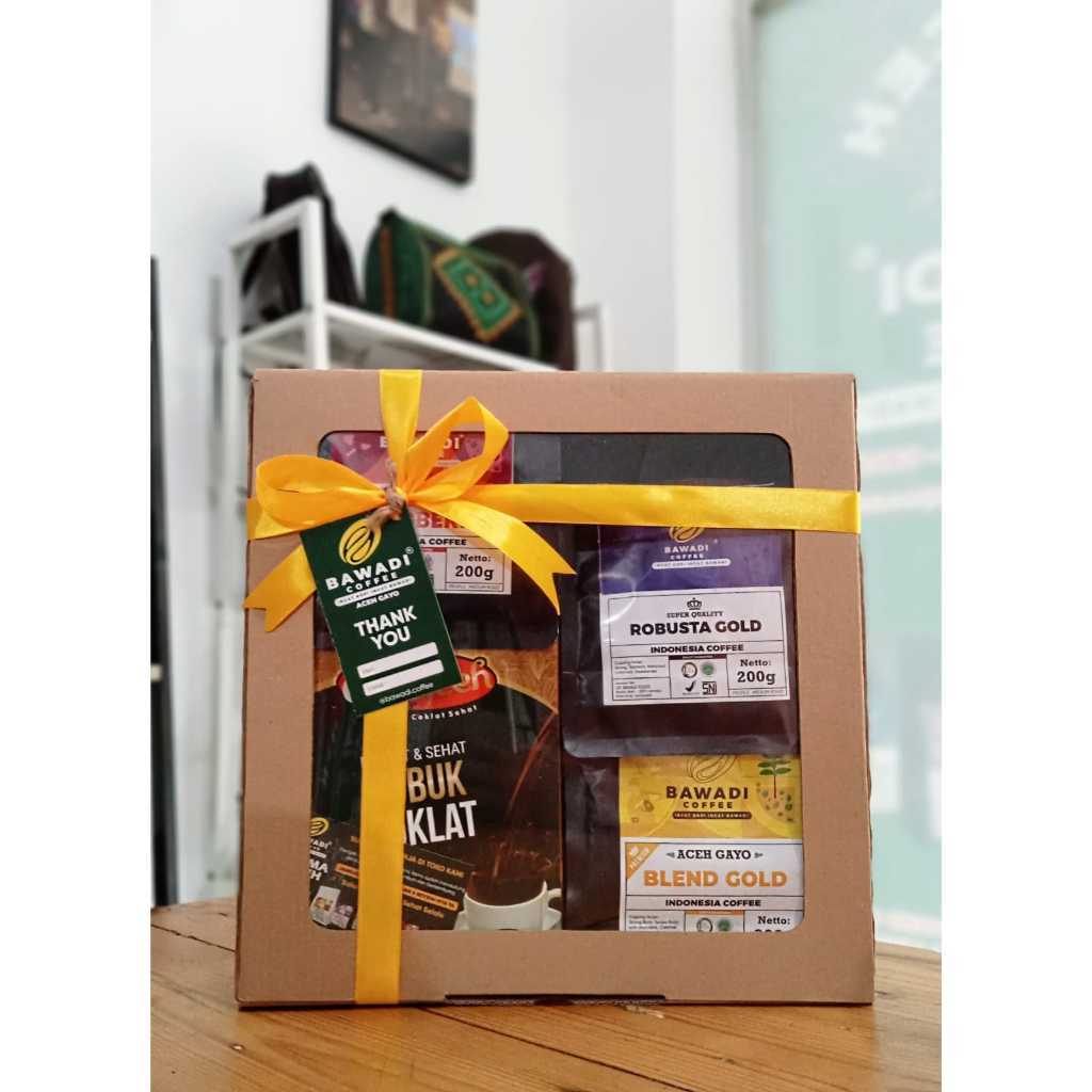 

Hampers Paket Hadiah Gift Bawadi coffee (paket C)