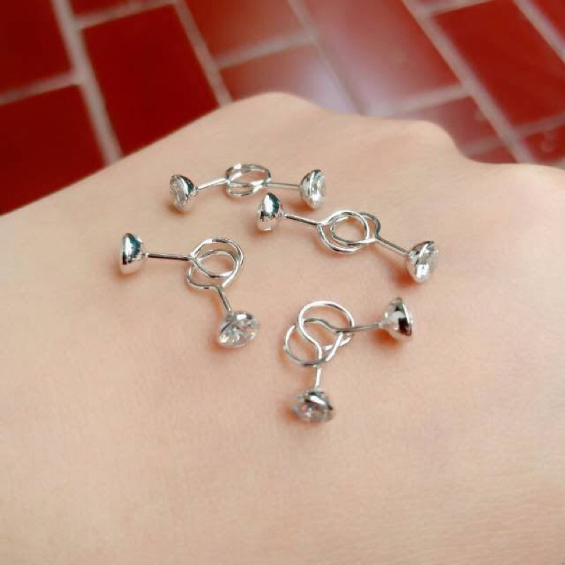 Giwang Toge Wanita dan Anak Perak 925 Sterling Silver