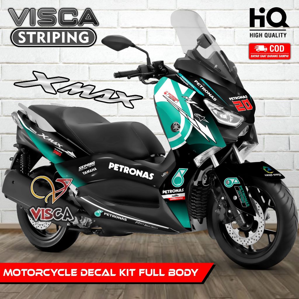 Decal XMAX 250 - Stiker XMAX 250 - Dekal XMAX 250 Full Body - Striping XMAX 250 Variasi - Decal Holo